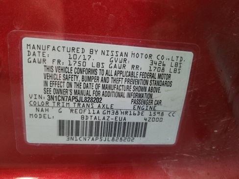 Used 2018 Nissan Versa S Plus FWD image 33
