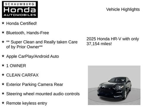 Used 2025 Honda HR-V LX image 14