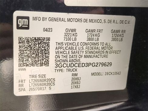 Certified 2023 Chevrolet Silverado 1500 Custom Trail Boss w/ Midnight Edition image 32