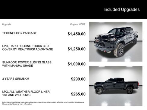 Used 2025 Chevrolet Colorado ZR2 w/ Technology Package AWD/4WD image 7