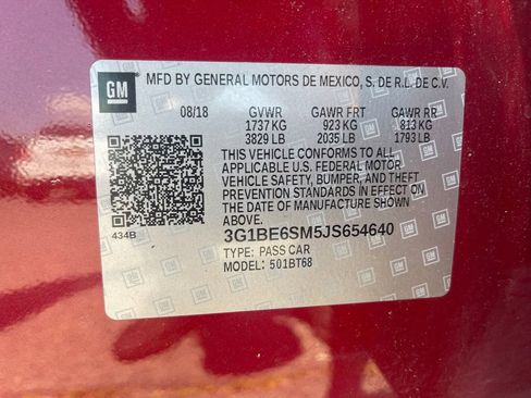 Used 2018 Chevrolet Cruze LT w/ Convenience Package FWD image 30