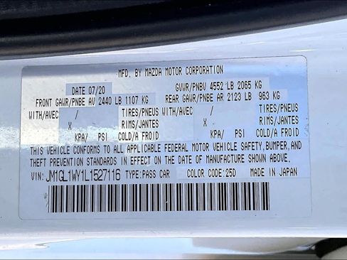 Used 2020 MAZDA MAZDA6 Grand Touring Reserve image 36