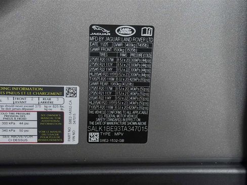 New 2026 Land Rover Range Rover Long Wheelbase Autobiography image 31