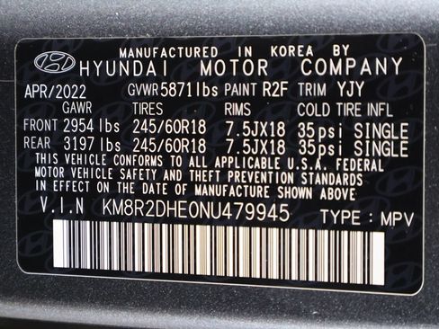 Used 2022 Hyundai Palisade SEL AWD/4WD image 47