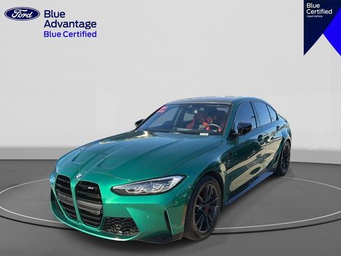 Used 2024 BMW M3 w/ Parking Assistance Package RWD image 3