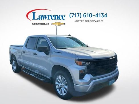 Certified 2022 Chevrolet Silverado 1500 Custom w/ LPO, Dark Essentials Package AWD/4WD image 1