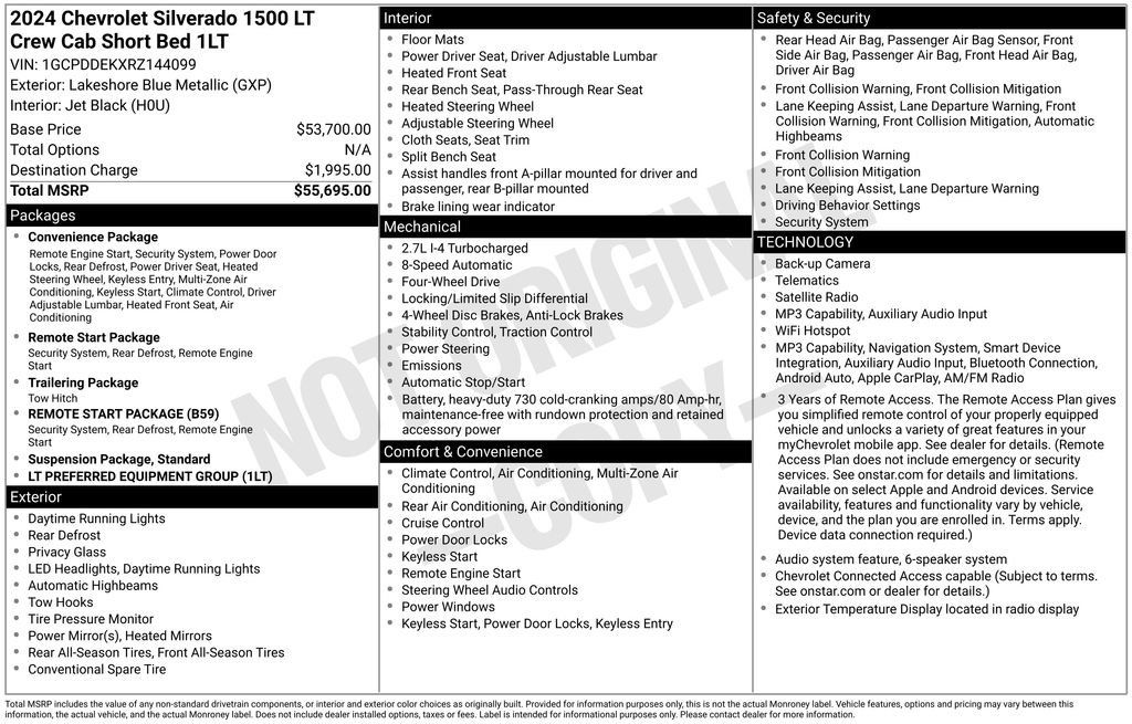 Used 2024 Chevrolet Silverado 1500 LT AWD/4WD image 2