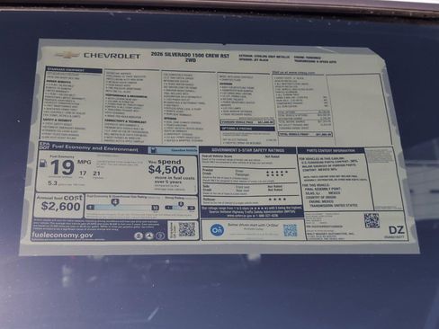 New 2026 Chevrolet Silverado 1500 RST w/ RST Select Package image 12