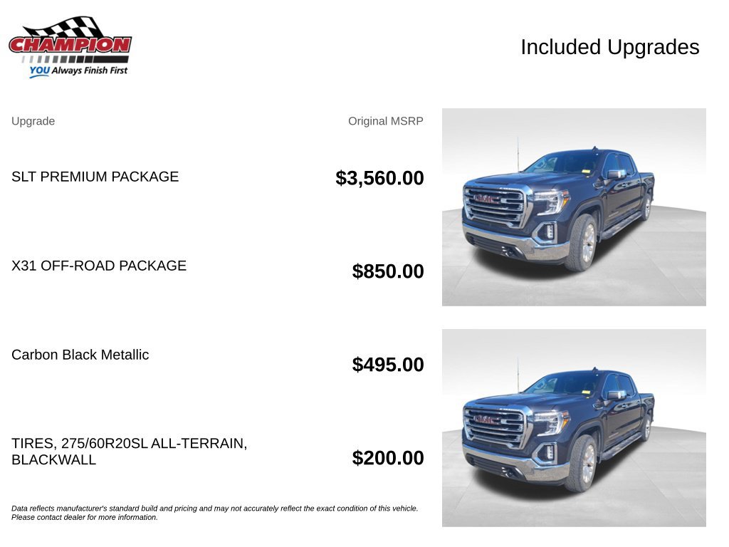 Used 2020 GMC Sierra 1500 SLT w/ SLT Premium Package AWD/4WD image 7