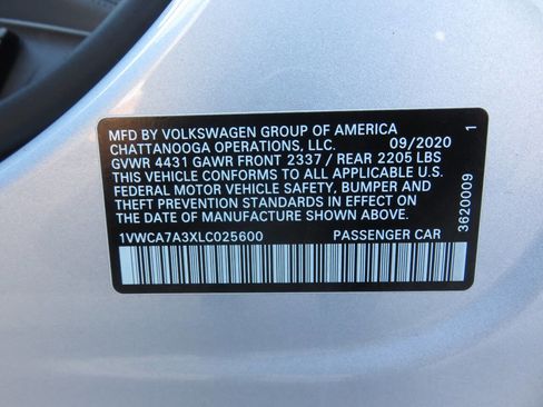 Used 2020 Volkswagen Passat 2.0T SEL image 40