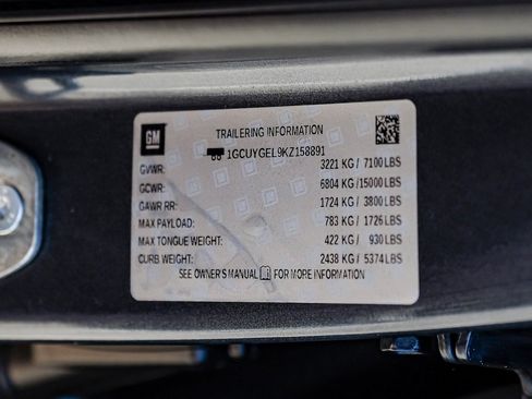 Used 2019 Chevrolet Silverado 1500 LTZ w/ LTZ Texas Edition image 63