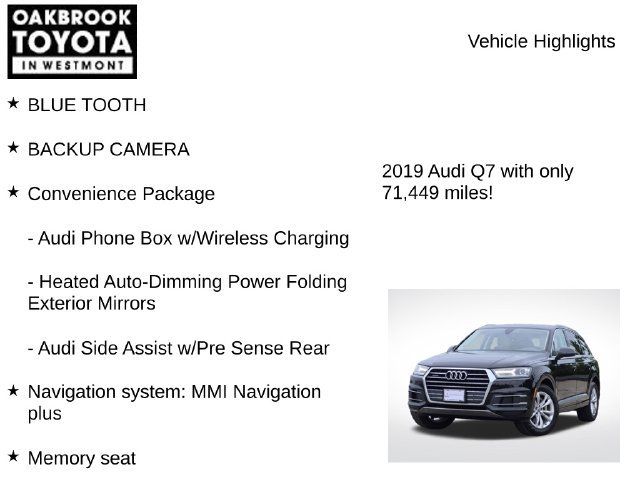 Used 2019 Audi Q7 2.0T Premium w/ Convenience Package AWD/4WD image 5