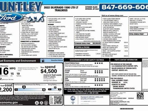 Used 2022 Chevrolet Silverado 1500 LT Trail Boss w/ Convenience Package II image 8