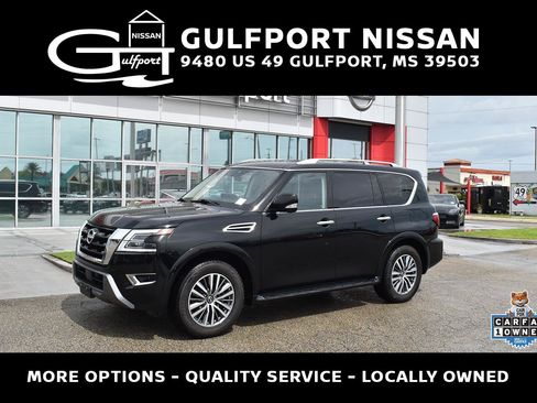 Used 2024 Nissan Armada SL w/ Captain's Chairs Package AWD/4WD image 1