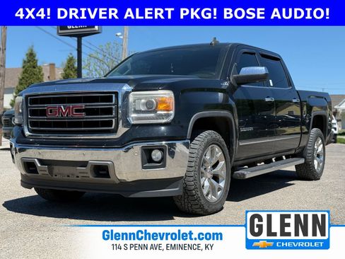Used 2015 GMC Sierra 1500 SLT w/ SLT Crew Cab Value Package AWD/4WD image 1