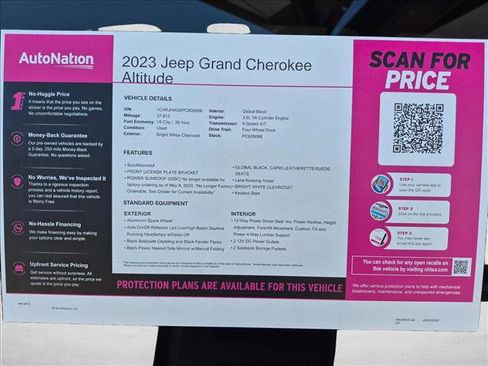 Used 2023 Jeep Grand Cherokee Altitude AWD/4WD image 24
