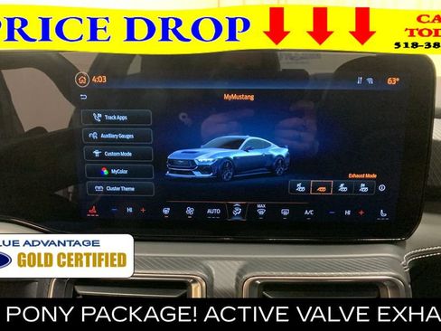 Certified 2025 Ford Mustang GT Premium w/ Mustang Nite Pony Package RWD image 29
