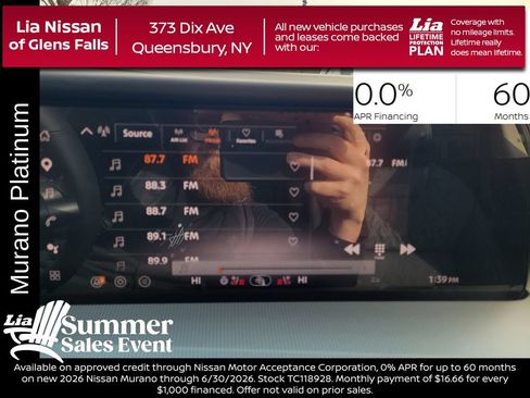 New 2026 Nissan Murano Platinum w/ Cargo Package AWD/4WD image 21