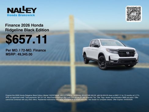 New 2026 Honda Ridgeline Black Edition image 7
