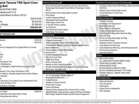 Certified 2026 Toyota Tacoma TRD Sport image 42