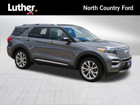 Certified 2021 Ford Explorer Platinum w/ Equipment Group 601A AWD/4WD image 1