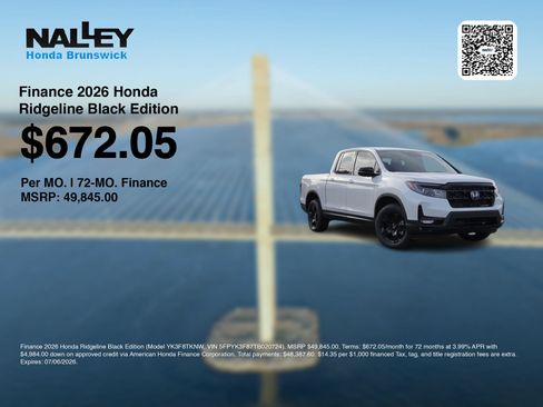 New 2026 Honda Ridgeline Black Edition image 7