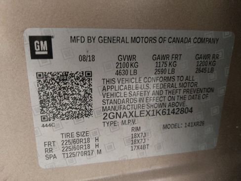 Used 2019 Chevrolet Equinox LT w/ Sun & Navigation Package FWD image 33