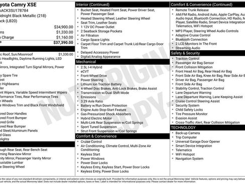 Used 2025 Toyota Camry XSE image 2