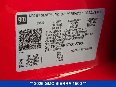 New 2026 GMC Sierra 1500 Elevation image 35