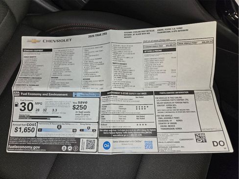 Used 2026 Chevrolet Trax RS w/ Driver Confidence Package FWD image 46