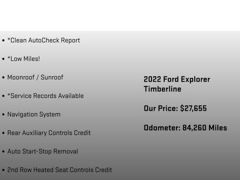 Used 2022 Ford Explorer Timberline image 12