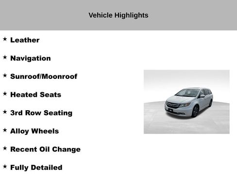 Used 2016 Honda Odyssey Touring Elite image 9