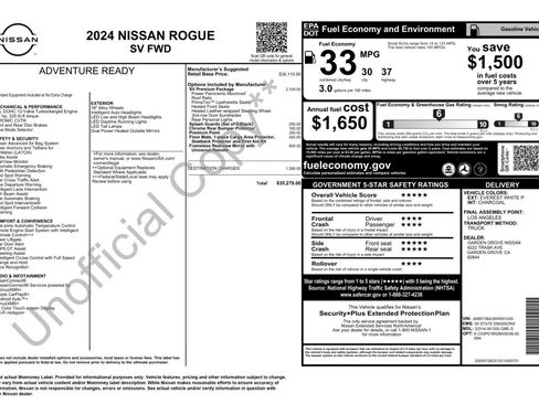 Used 2024 Nissan Rogue SV w/ SV Premium Package FWD image 50