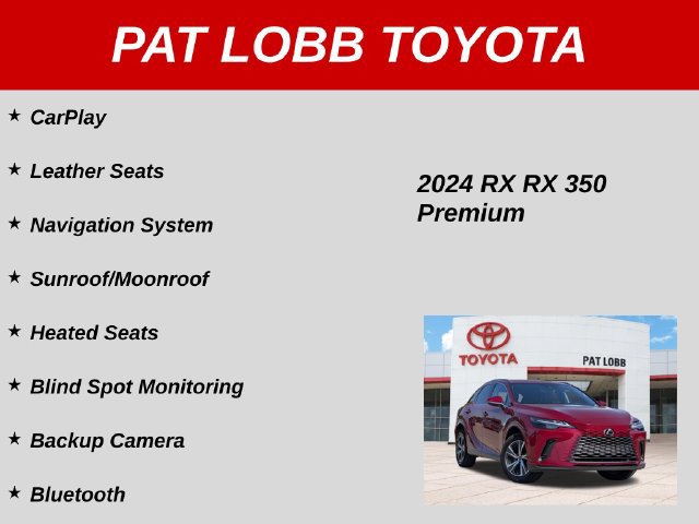 Used 2024 Lexus RX 350 Premium w/ Accessory Package (Z1) FWD image 38