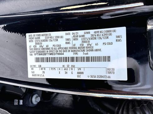 Used 2021 Ford F250 Platinum w/ FX4 Off-Road Package image 34