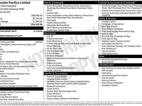New 2026 Chrysler Pacifica Limited w/ Trailer Tow Group image 6