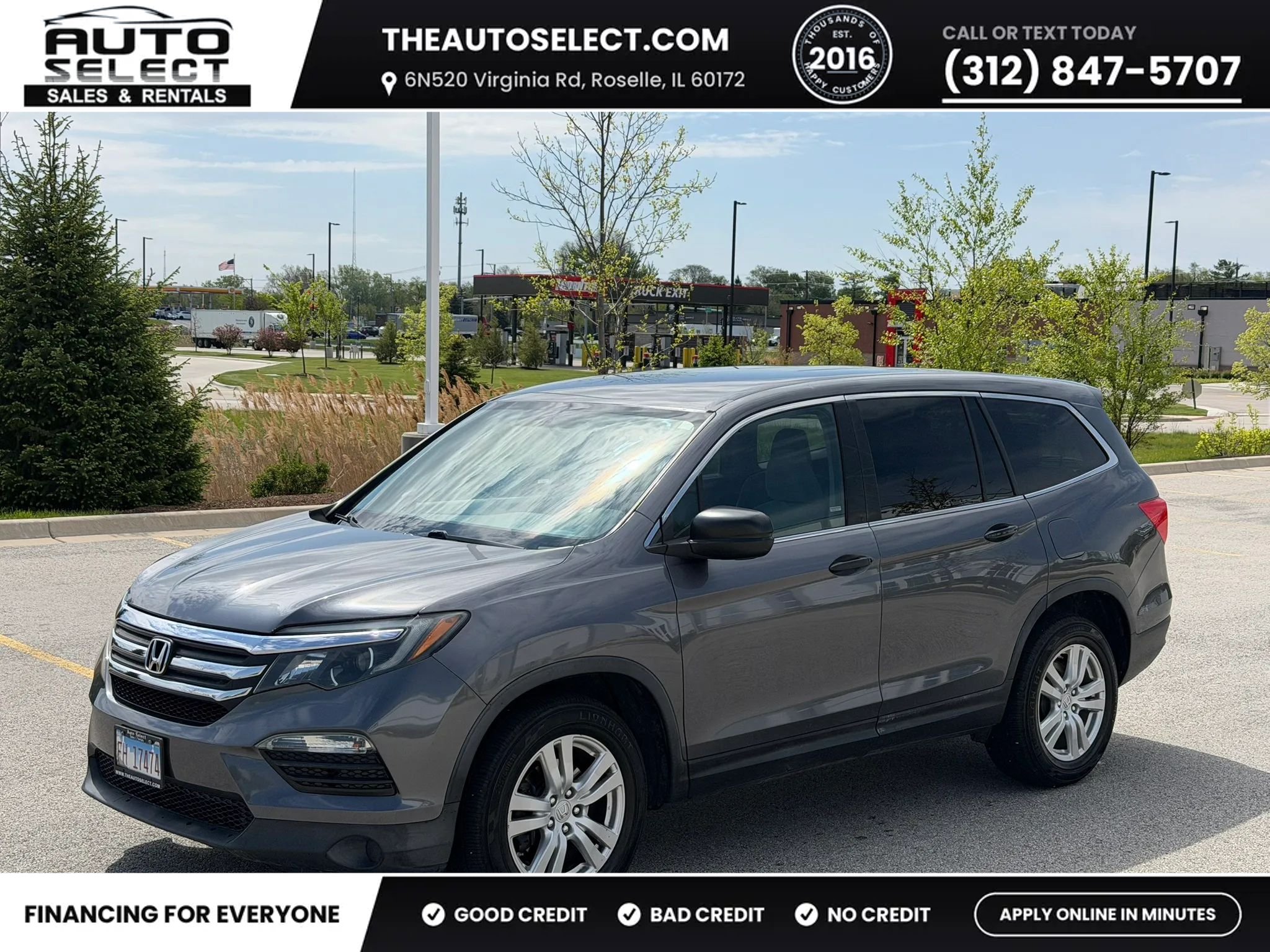 Used 2016 Honda Pilot LX image 1