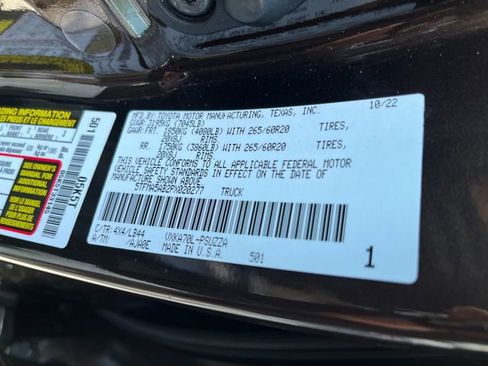 Used 2023 Toyota Tundra 1794 Edition w/ Advanced Package RWD image 28