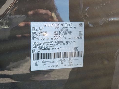 New 2026 Ford Explorer ST w/ Sun And Sound Package RWD image 29