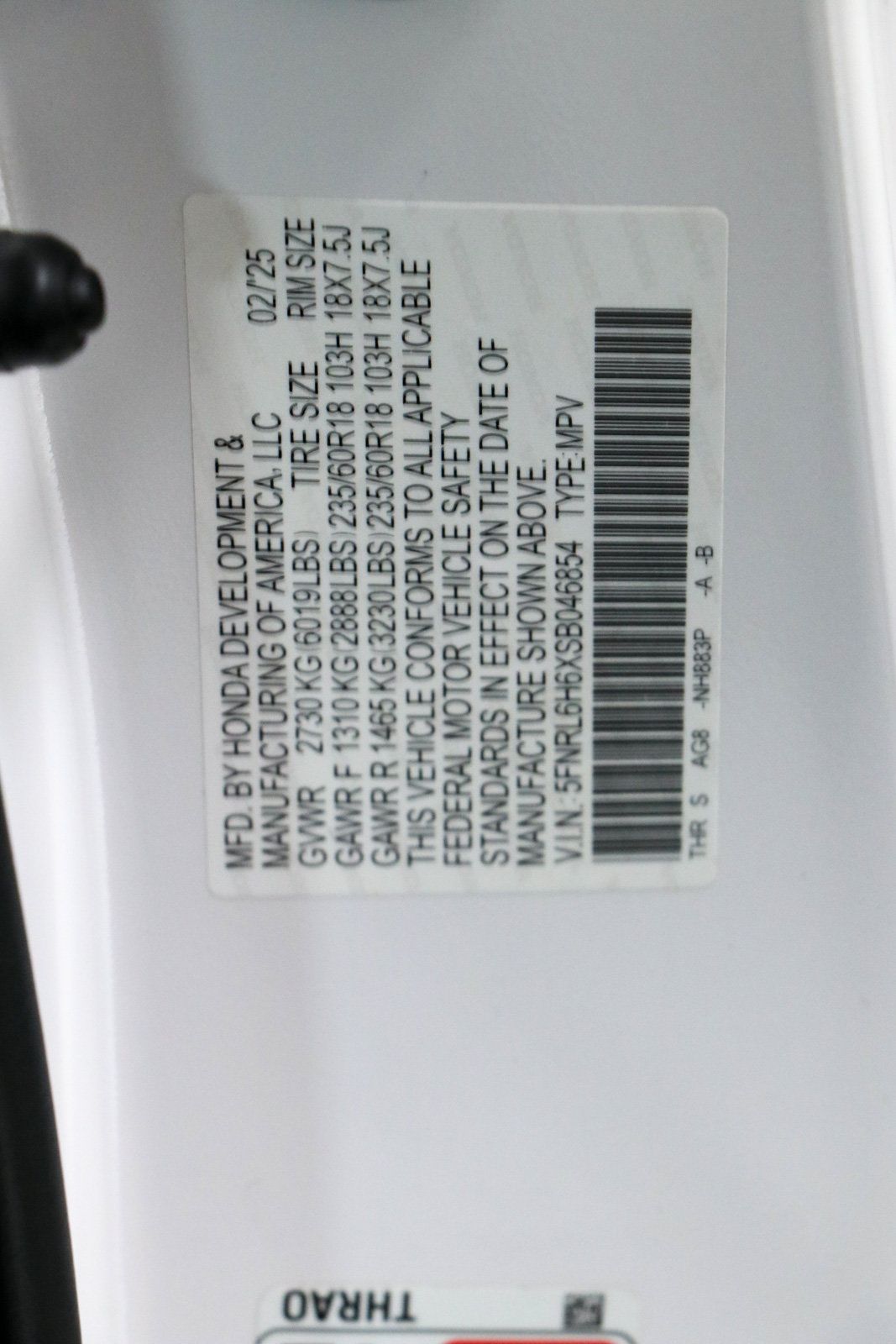 Used 2025 Honda Odyssey EX-L image 35