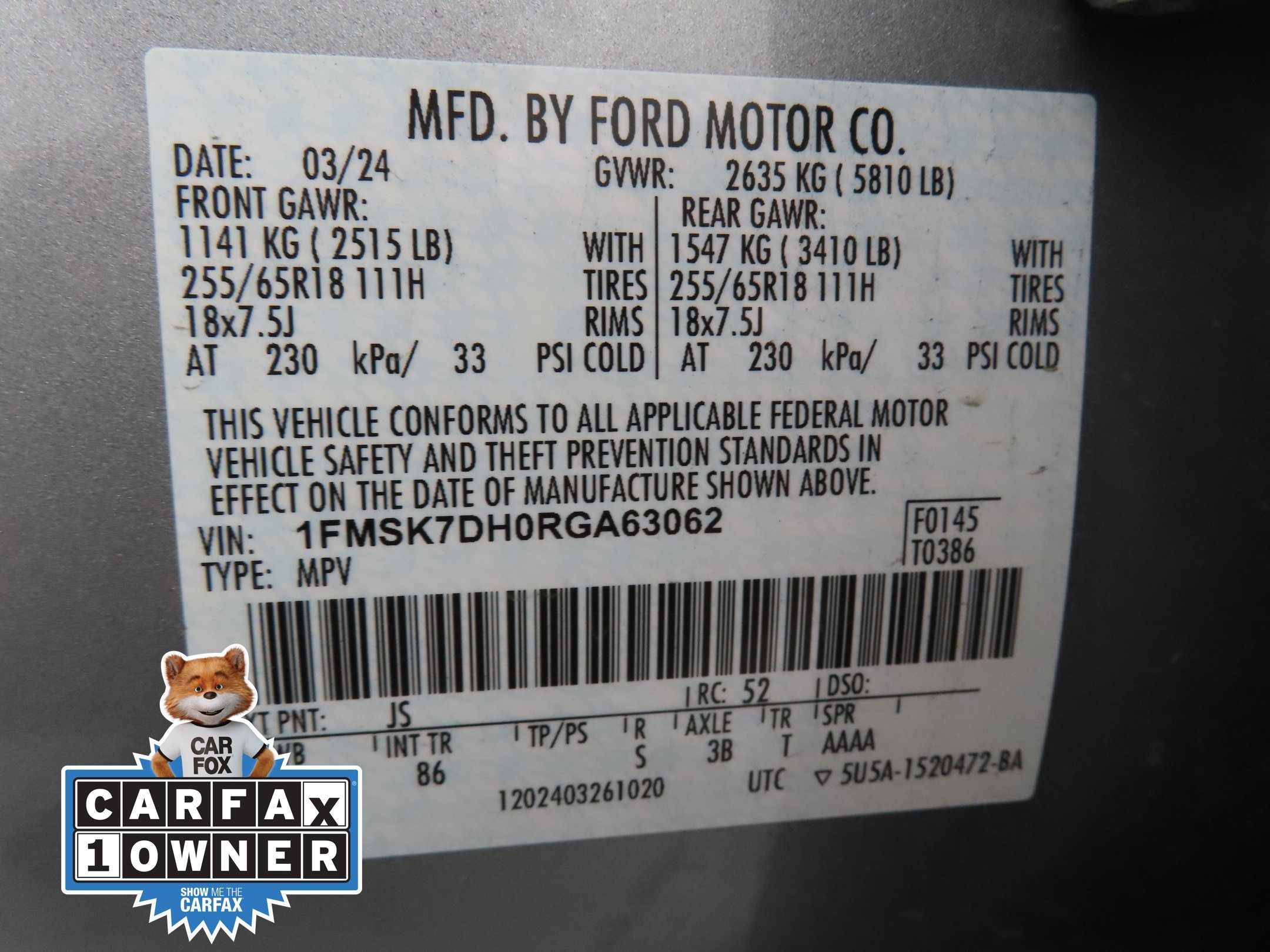 Used 2024 Ford Explorer XLT RWD image 27