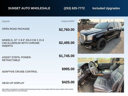 Used 2016 GMC Yukon Denali w/ Open Road Package AWD/4WD image 9