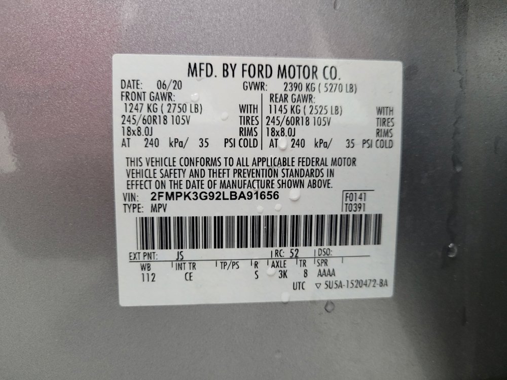 Used 2020 Ford Edge SE FWD image 33