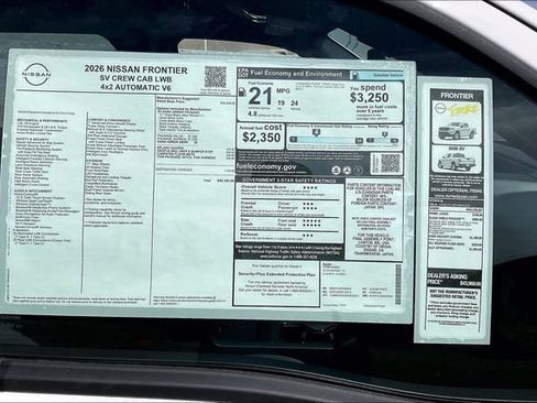 New 2026 Nissan Frontier SV image 17