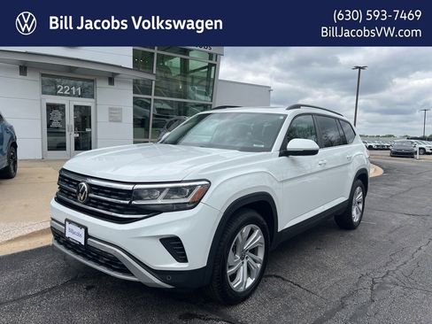 Used 2022 Volkswagen Atlas SE w/ Panoramic Sunroof Package AWD/4WD image 1