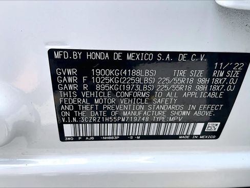 Certified 2023 Honda HR-V Sport image 32