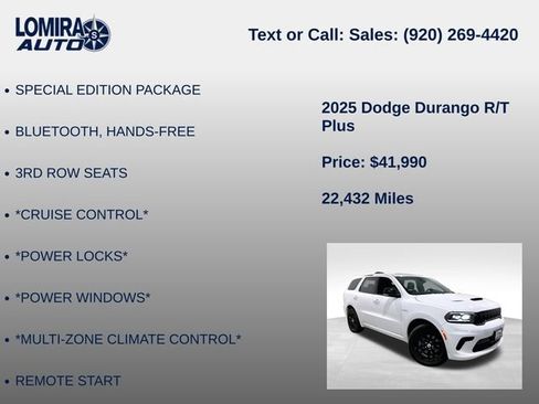 Used 2025 Dodge Durango R/T AWD/4WD image 33