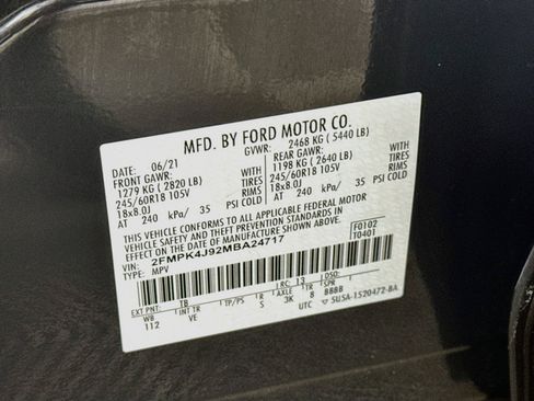 Used 2021 Ford Edge SEL w/ Convenience Package AWD/4WD image 30
