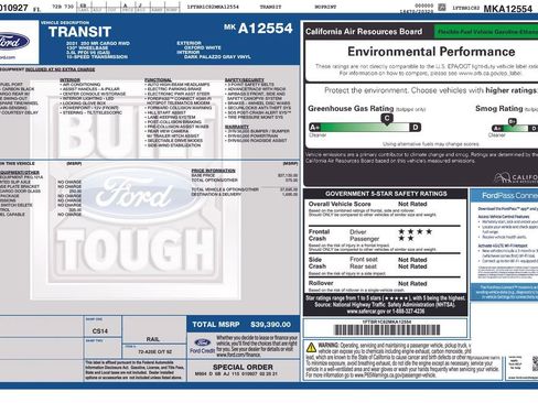 Used 2021 Ford Transit 250 Medium Roof RWD image 6