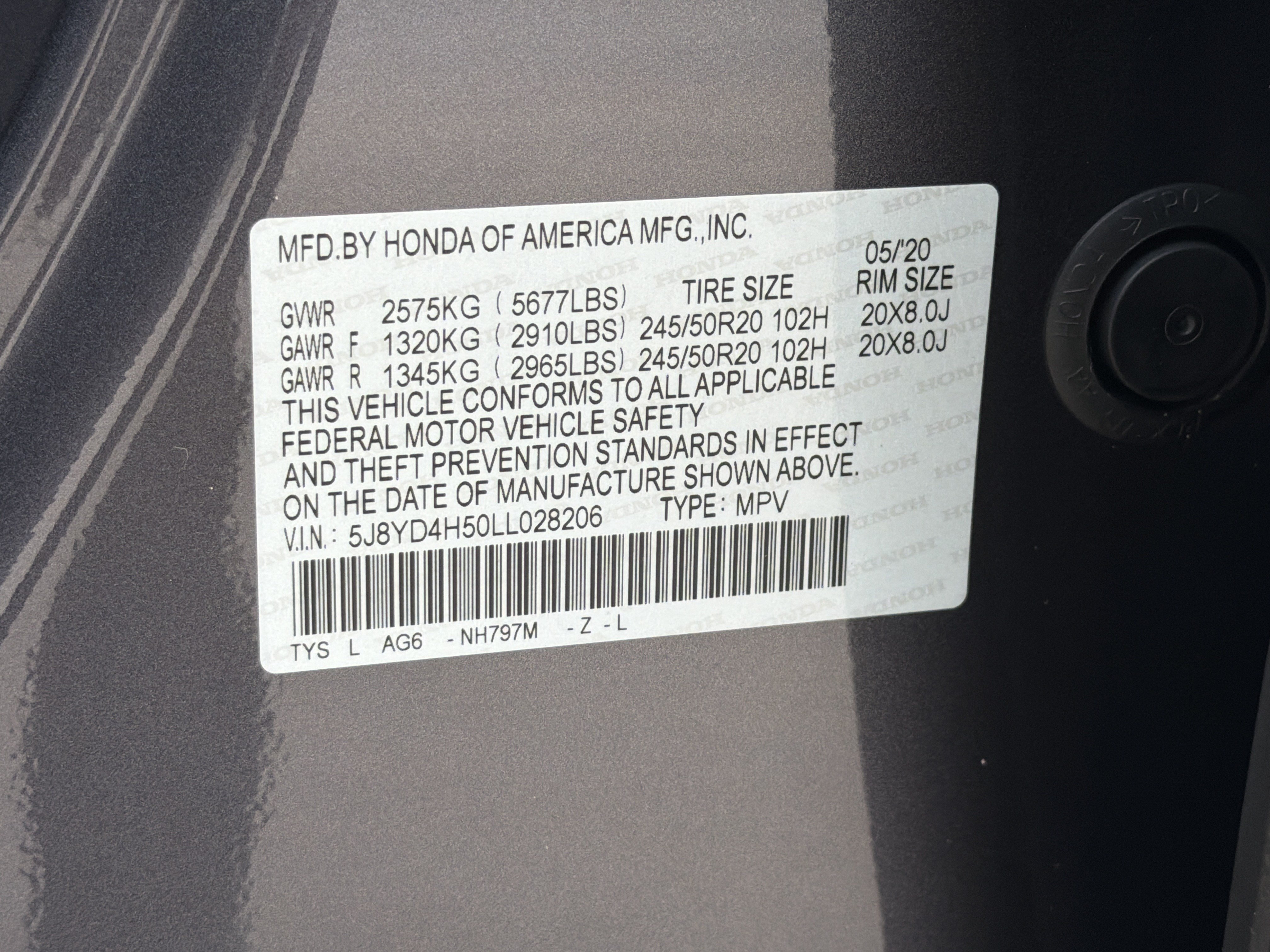 Certified 2020 Acura MDX w/ Technology Package AWD/4WD image 36